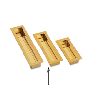 Flush Door Handle - 30×95×13mm - Stainl